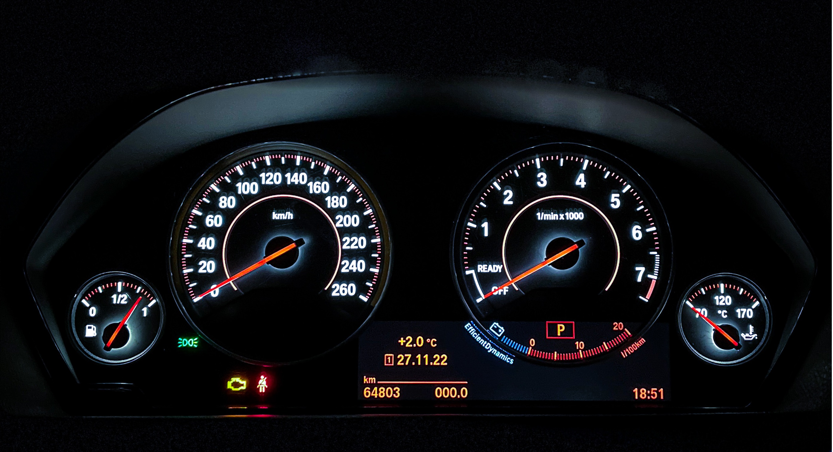 BMW F30 Tacho M-Optik