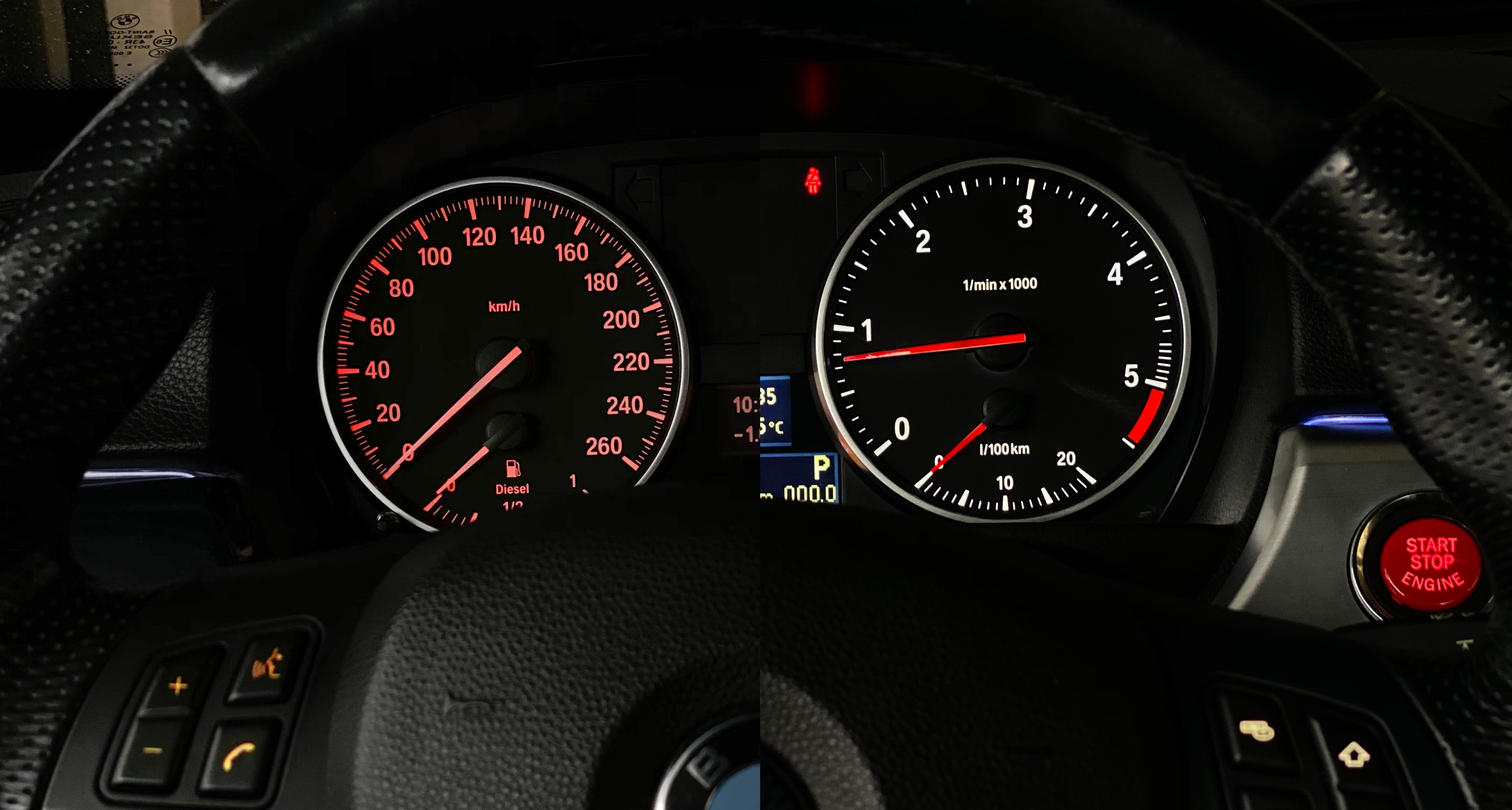 BMW E93 Tacho M-Optik