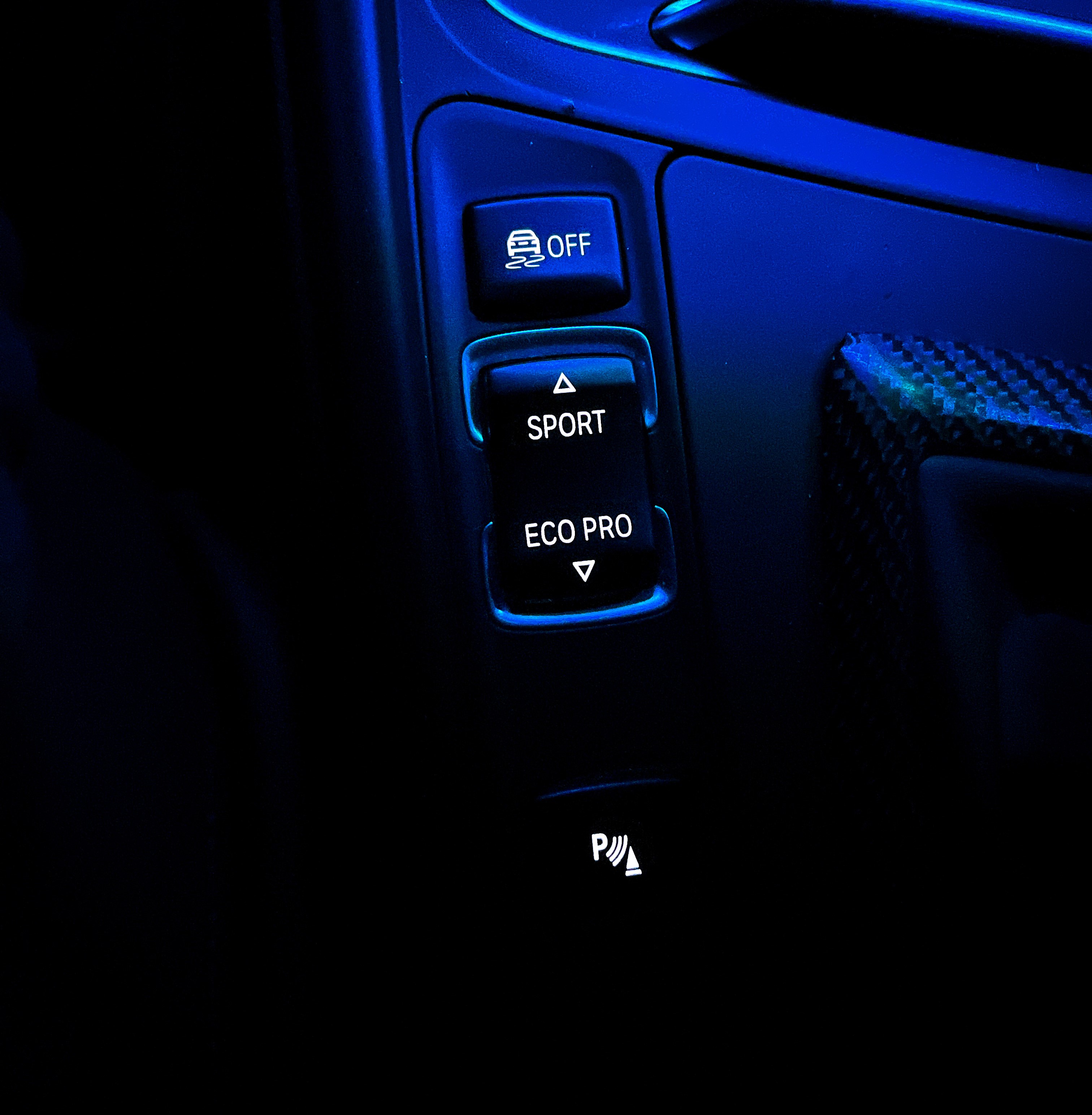 Umlötung BMW F30 Sport Tasten weiß